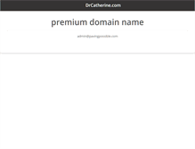 Tablet Screenshot of drcatherine.com